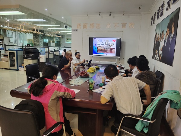 長江電力專家組一行到國為考察交流-1